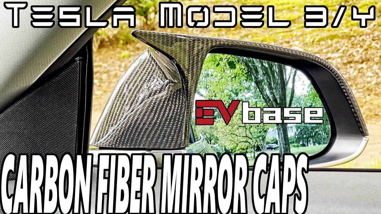 Tesla Model 3/Y - Real Carbon Fiber Mirror Covers