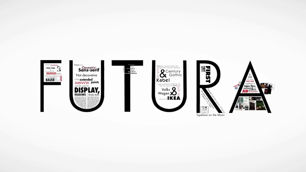 HISTORY OF FUTURA TYPOGRAPHY