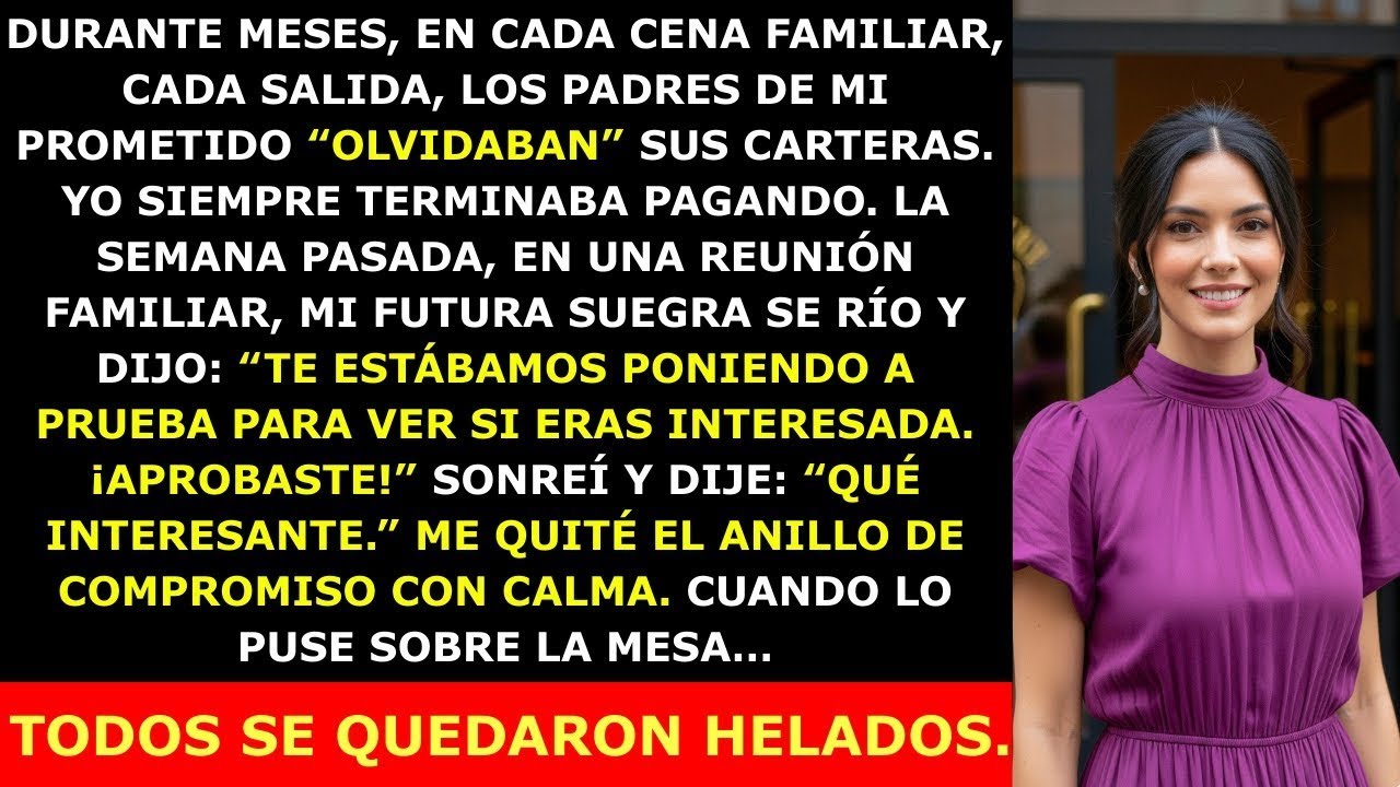 Mis Suegros Me Hicieron Pagar Todo Y Dijeron Que Era Una Prueba—Pero Se Congelaron Cuando Pasó E