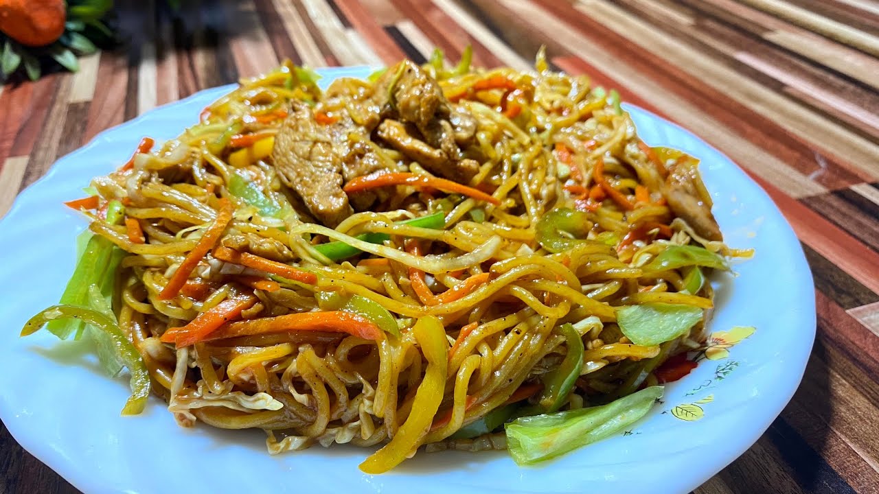 Chicken Chow Mein Recipe | Chicken And Vegetable Chow Mein | Chinese Recipe