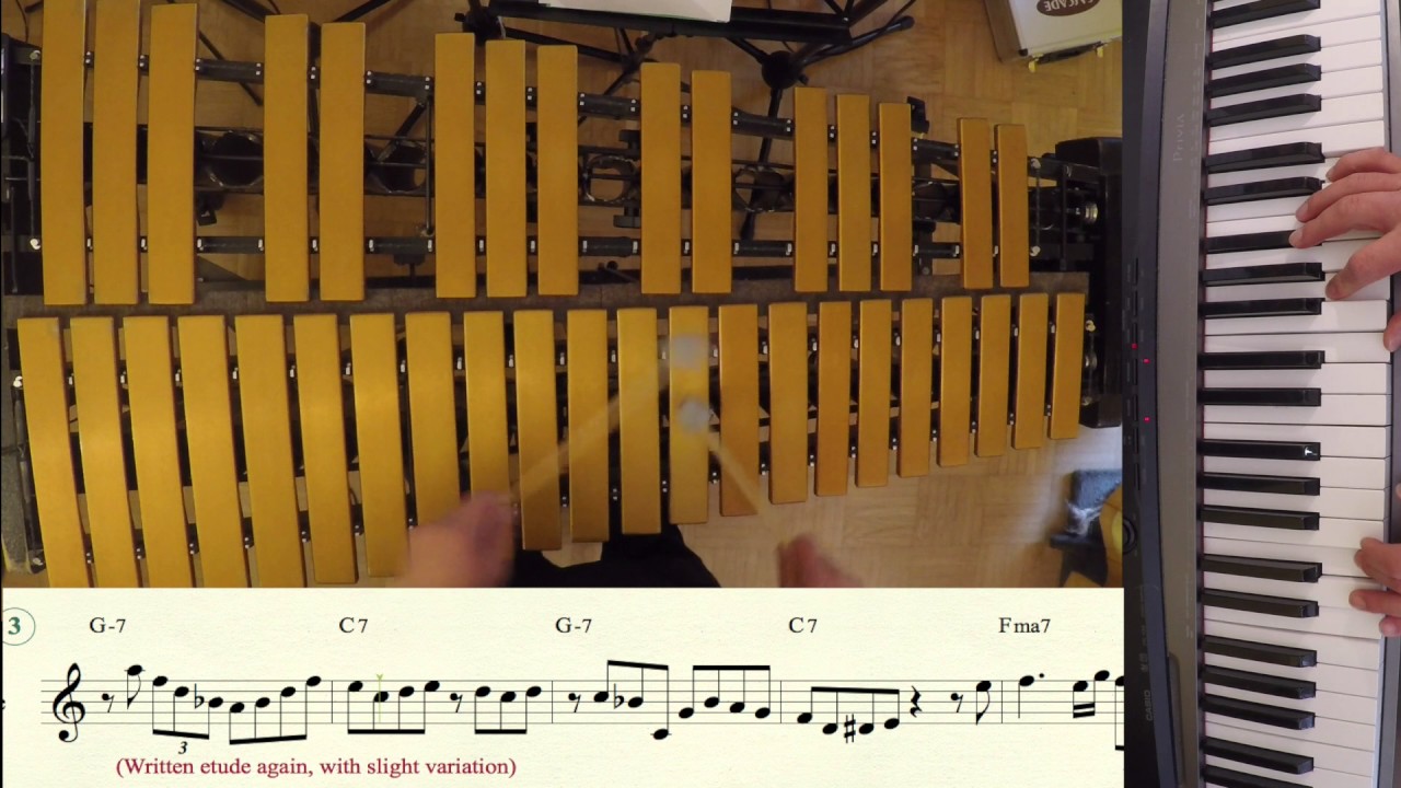 Jazz Vibraphone Etude: Scrapple From The Apple