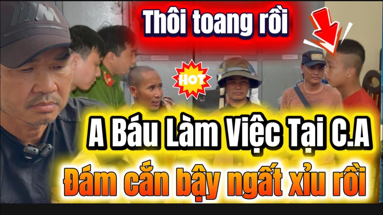 Cự.C Nó.Ng A Báu lm việc tại C.A. Tụi bay chạy đằng trời#lamchadep 