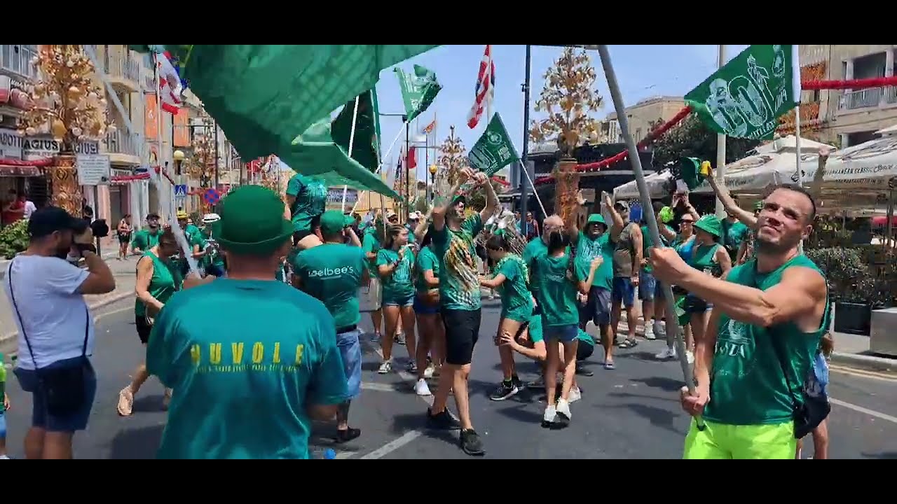 Festa ta Kristu Re, Raħal Ġdid, 2025. Marċ tas-Sibt filgħodu.
