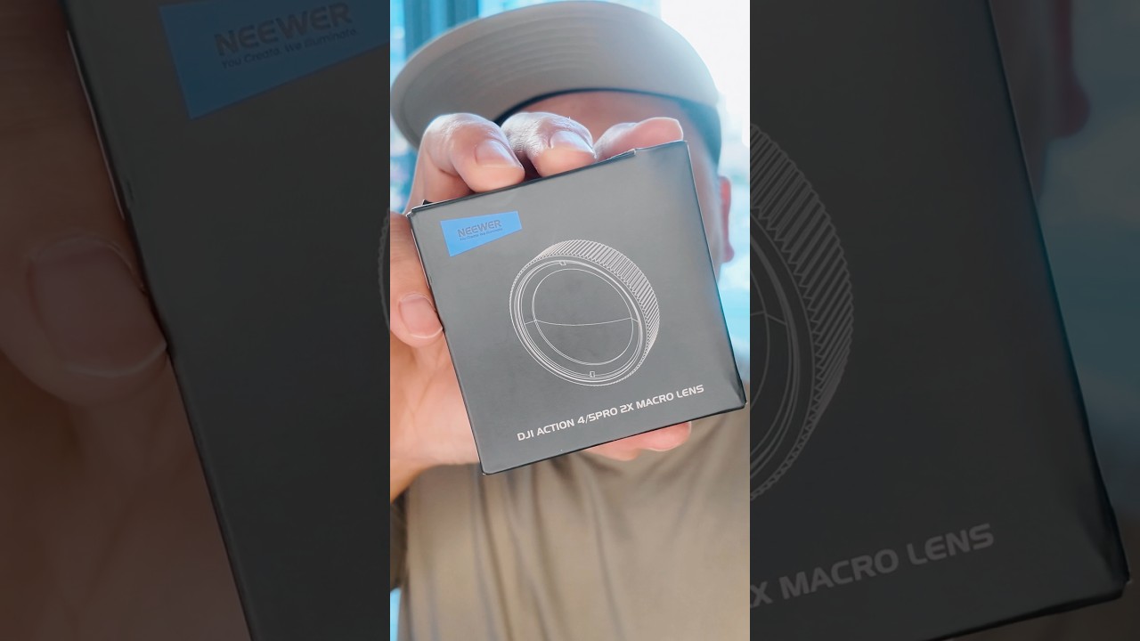 Neewer 2x Macro Lens for DJI Action 5 #neewer #dji #macro