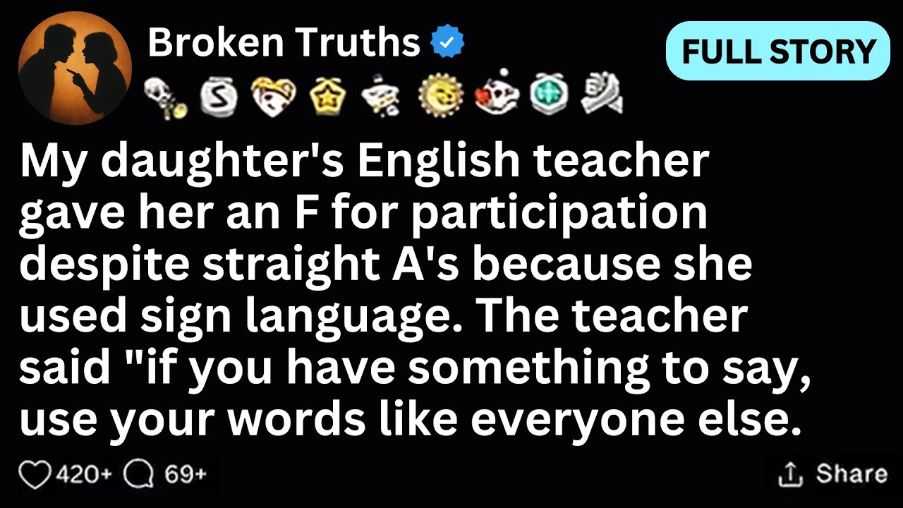 [FULL STORY] My deaf daughter's teacher said sign language isn’t a real language.