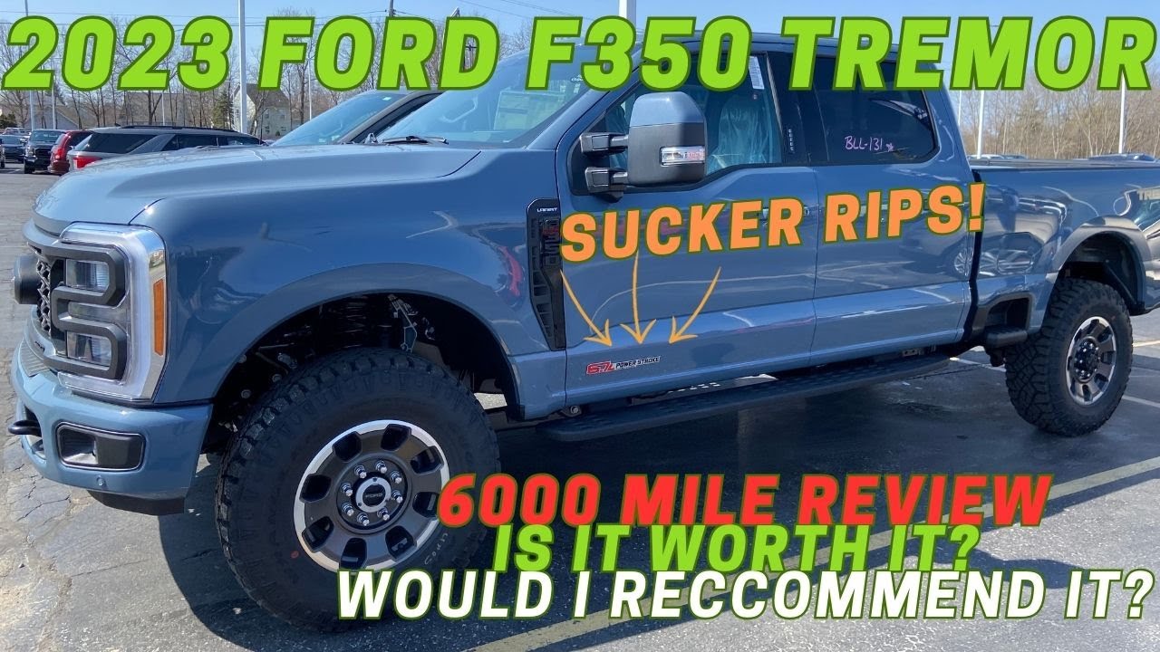 Обзор Ford F-350 Superduty Tremor 6.7 л, 2023 г., дизельный двигатель высокой мощности, пробег 60...