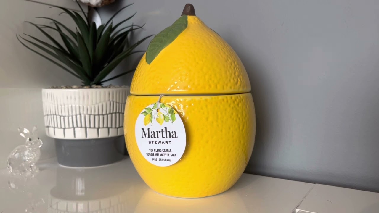 Martha Stewart Candle Review: Lemon Verbena