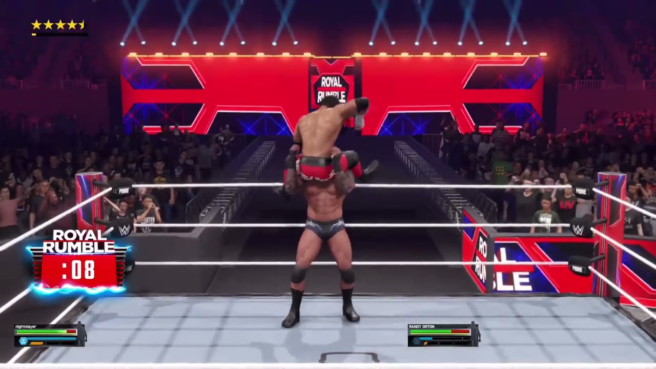 wwe2k25 my caw win the rumble