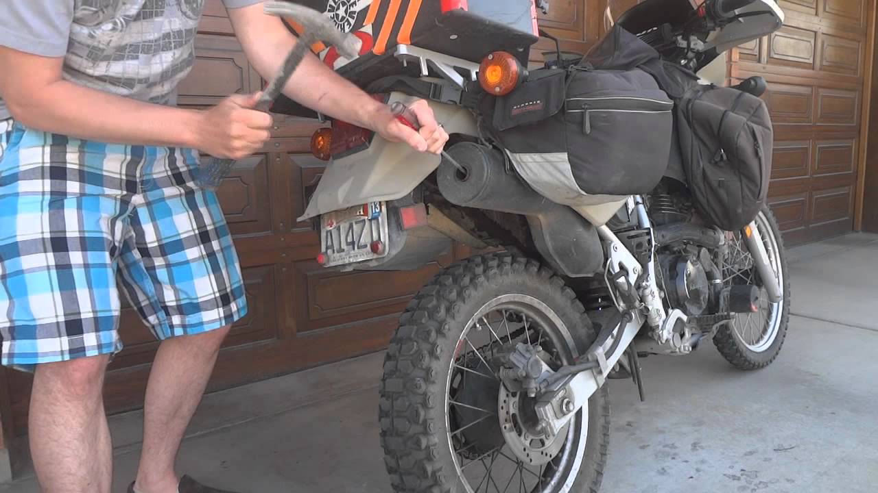 o#o Как БЕСПЛАТНО заставить ваш стандартный выхлоп KLR 650 звучать мужественно (избавьтесь от чир...