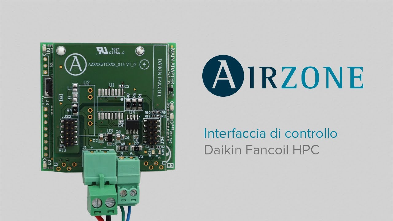 Installazione - Interfaccia di controllo Airzone - Daikin Fancoil HPC