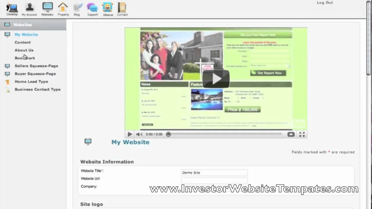 Managing your contacts | real estate investor website templates | software
