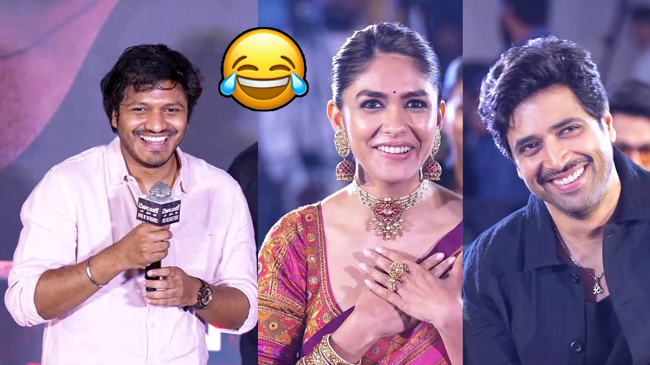 Sai Marthand Hilarious Speech 😂 | Adivi Sesh & Mrunal Thakur Fun Moments | Dacoit Event