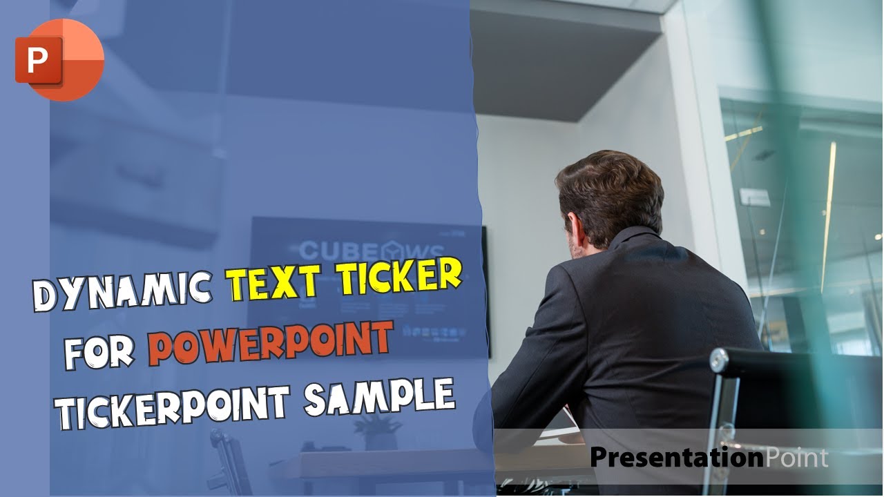 Dynamic Text Ticker for PowerPoint - TickerPoint sample