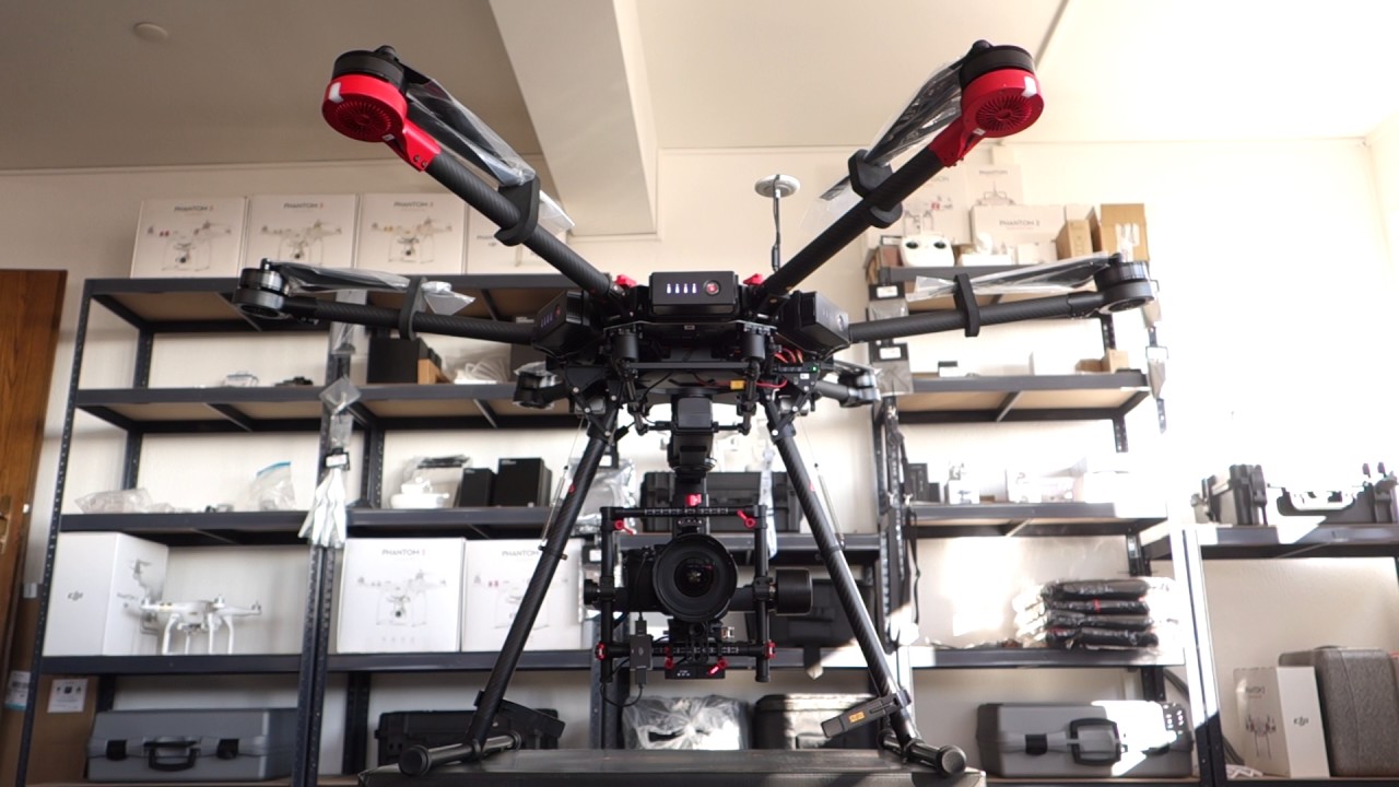 DJI Matrice 600 + Ronin MX + Sony A7