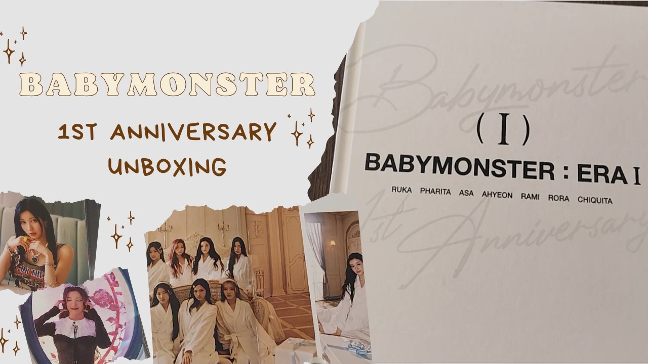 BABYMONSTER ERA I: 1st Anniversary Photobook Unboxing