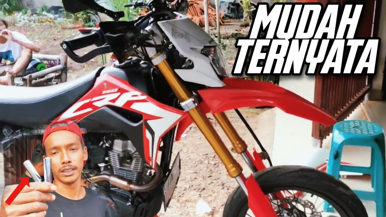Pasang Peninggi Shock Depan (Peninggi Dalam) Honda Crf 150 L | ALA ALA GUA
