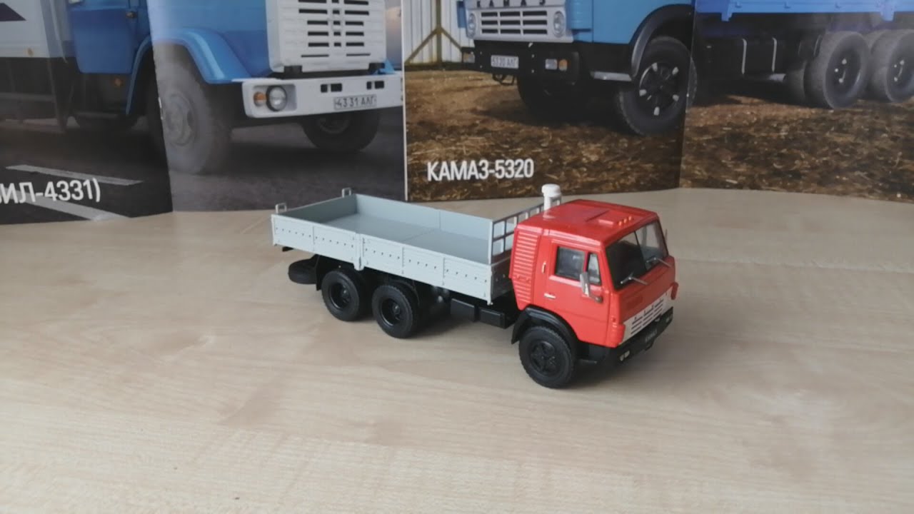 Обзор модели Камаз-5320, масштаб 1:43, 