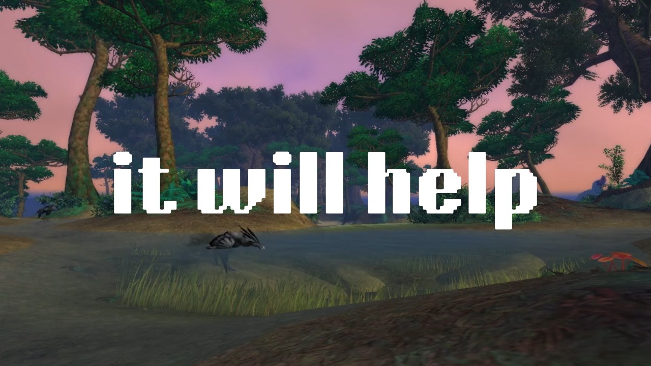 it feels just like then ... (World of warcraft music, water and ducks)