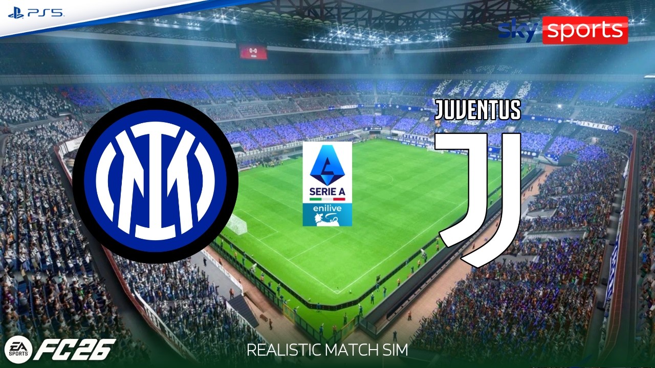 FC 26 | INTER - JUVENTUS ⚽ Serie A 2025/26 - Giornata 25 (Realistic Match Sim)