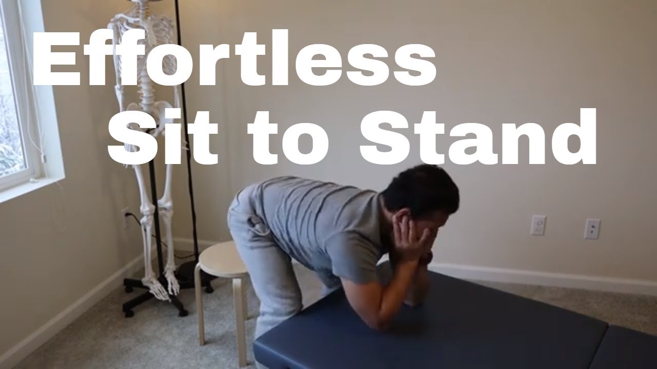 How to Stand From Sitting Without Effort