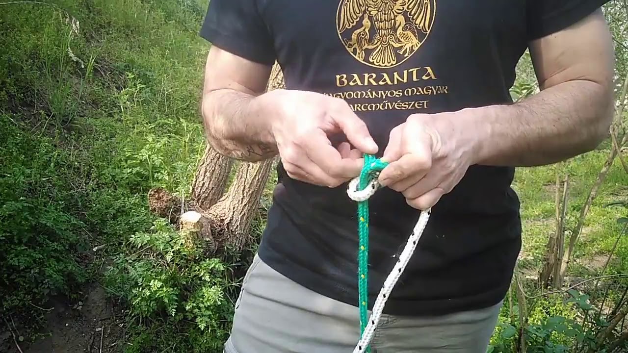 Baranta életmód - Kötelek összekötése