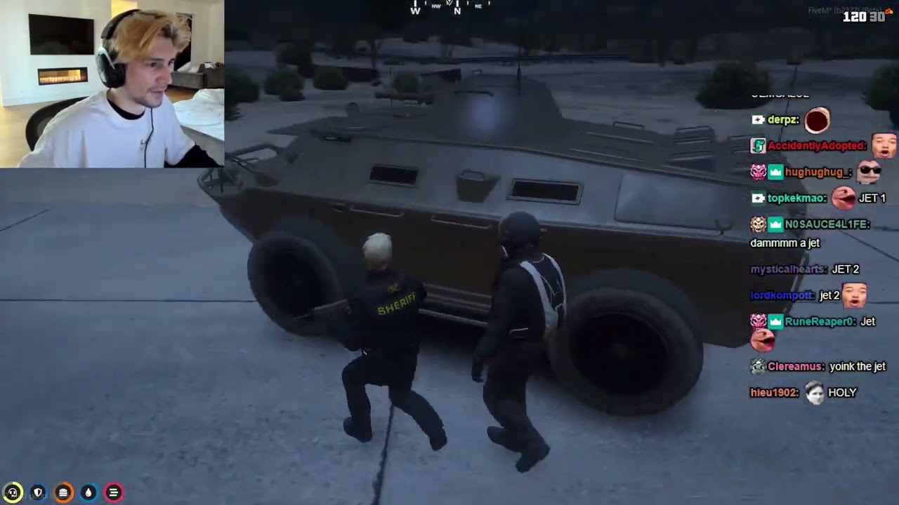 xQc PIERRE PAUL POLICE GTA No Pixel RP | #16 (Part 12/12)
