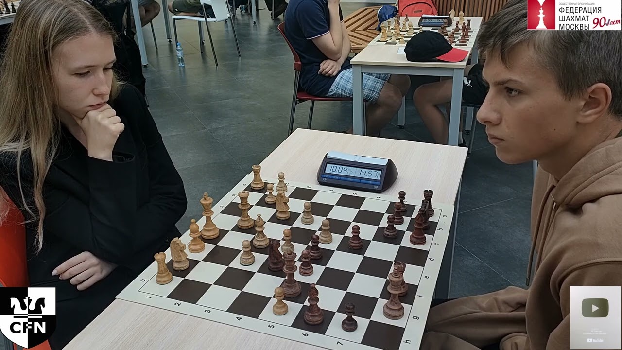 FM E. Borisova (2143) vs T. Pereverzev (1905). Chess Fight Night. CFN. Rapid