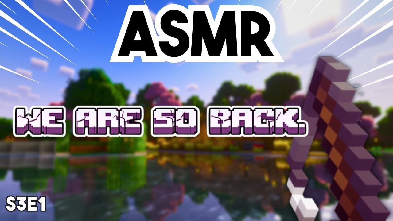 ASMR Playing Minecraft on a *NEW* Server! 😴 (Chewy Candy & Whisper)
