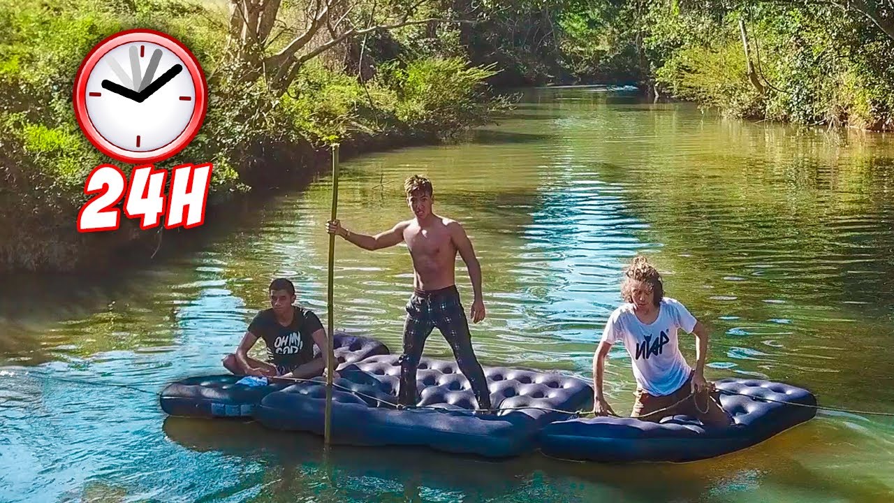 SOBREVIVENDO 24 HORAS NO COLCH&Atilde;O DE AR NO RIO!