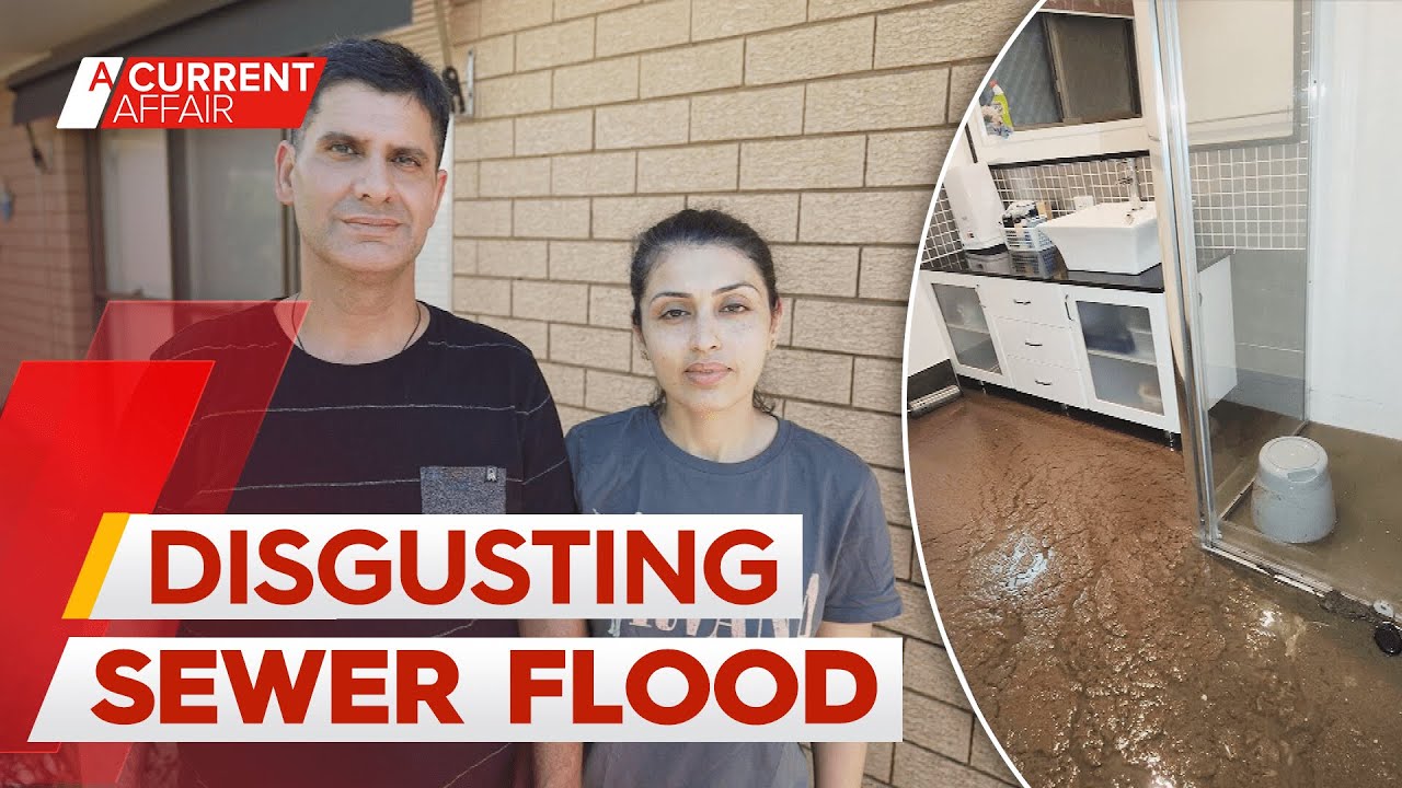 Council causes a stink as sewage fills bedrooms after drainage works | A Current Affair