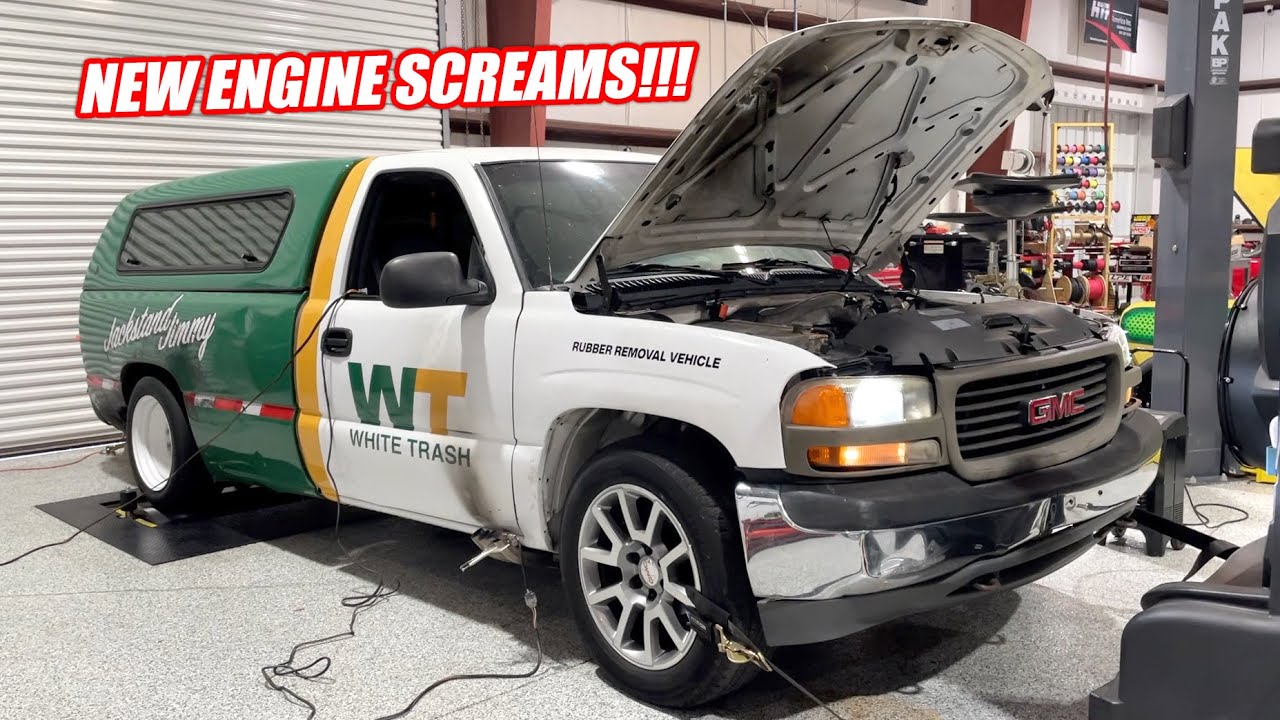 Burnout Silverado от Jackstand получает двигатель объемом 408 строкеров и больше закиси азота, че...