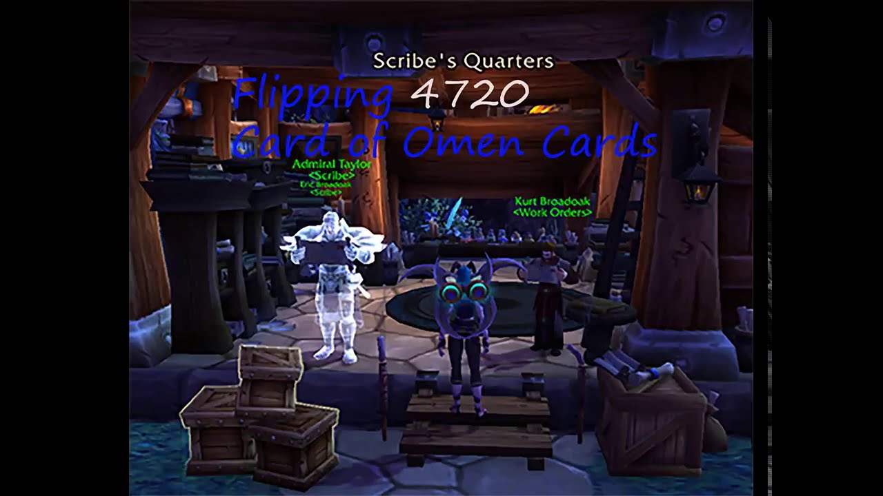 How Much Gold did I Make Flipping 4720 Card of Omens