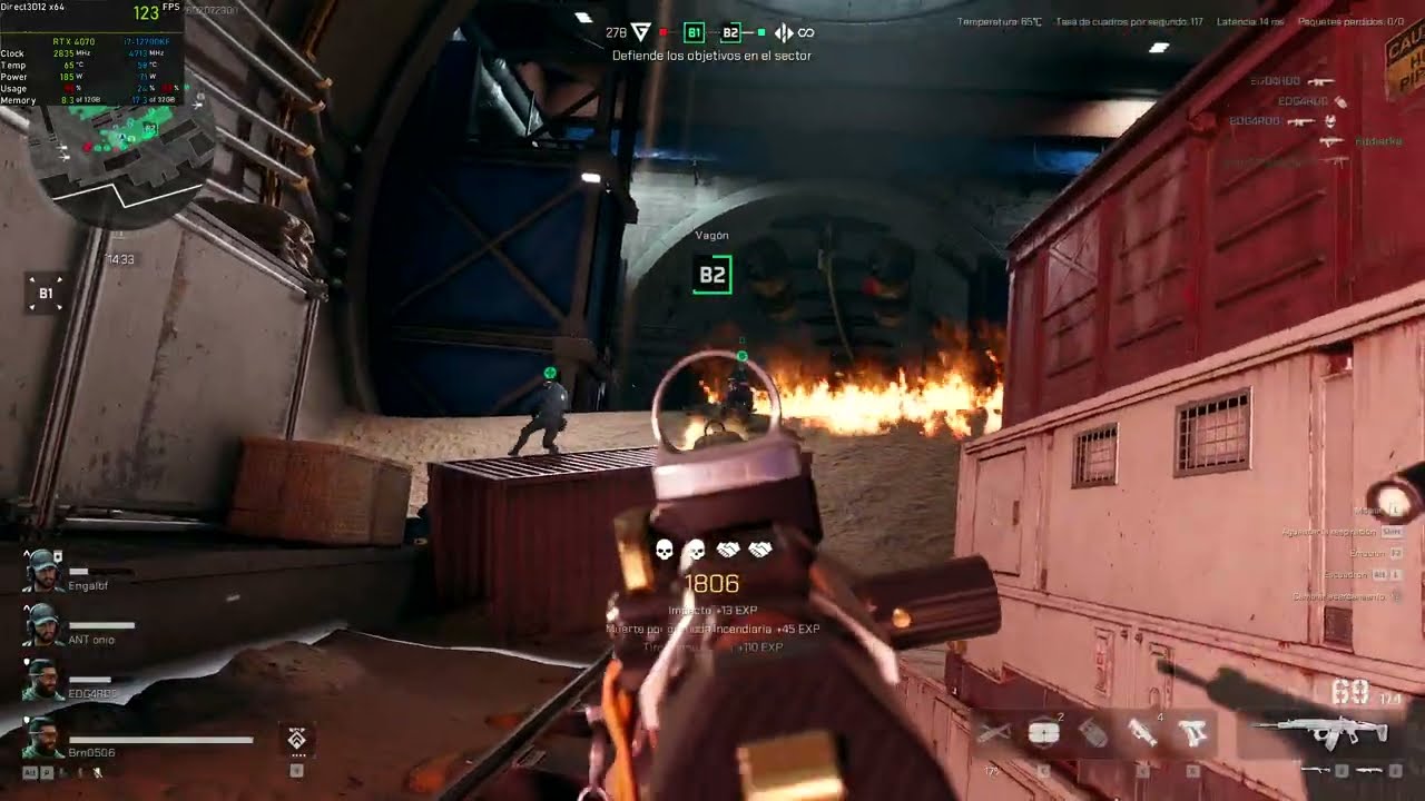 DELTA FORCE 2K│GRAFICOS MAXIMOS│ RTX 4070 + INTEL CORE I7 12700 KF