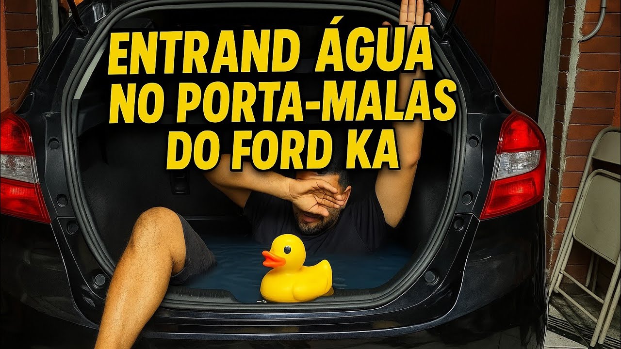 AGUA NO PORTA MALA DO FORD KA