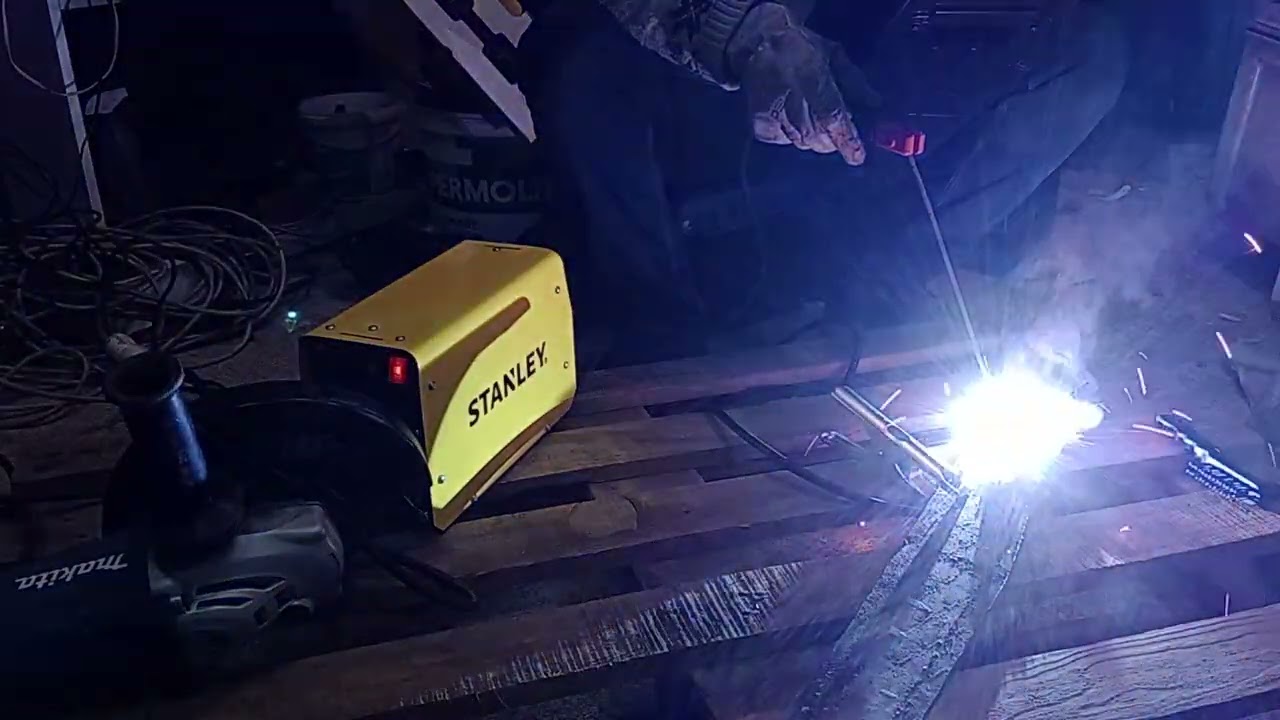 stanley kaynak makinasi Wd160Ic1 ilk kullanim deneme test stanley welder test