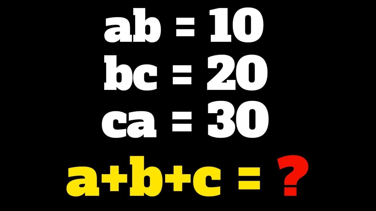 Mathematics Ka Sabse Confusing Question! A+B+C Ka Answer Batao | 99% Students Galti Karte Hain!