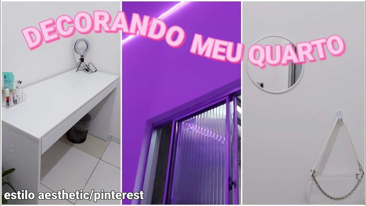 DECORANDO MEU QUARTO estilo PINTEREST/AESTHETIC