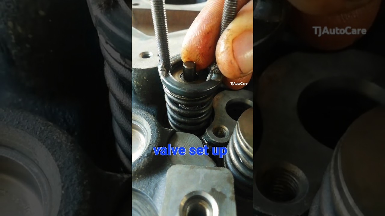 valve set up #car #engine #overhaul #mechaniclife #automobile #repair TjAutoCare #shorts