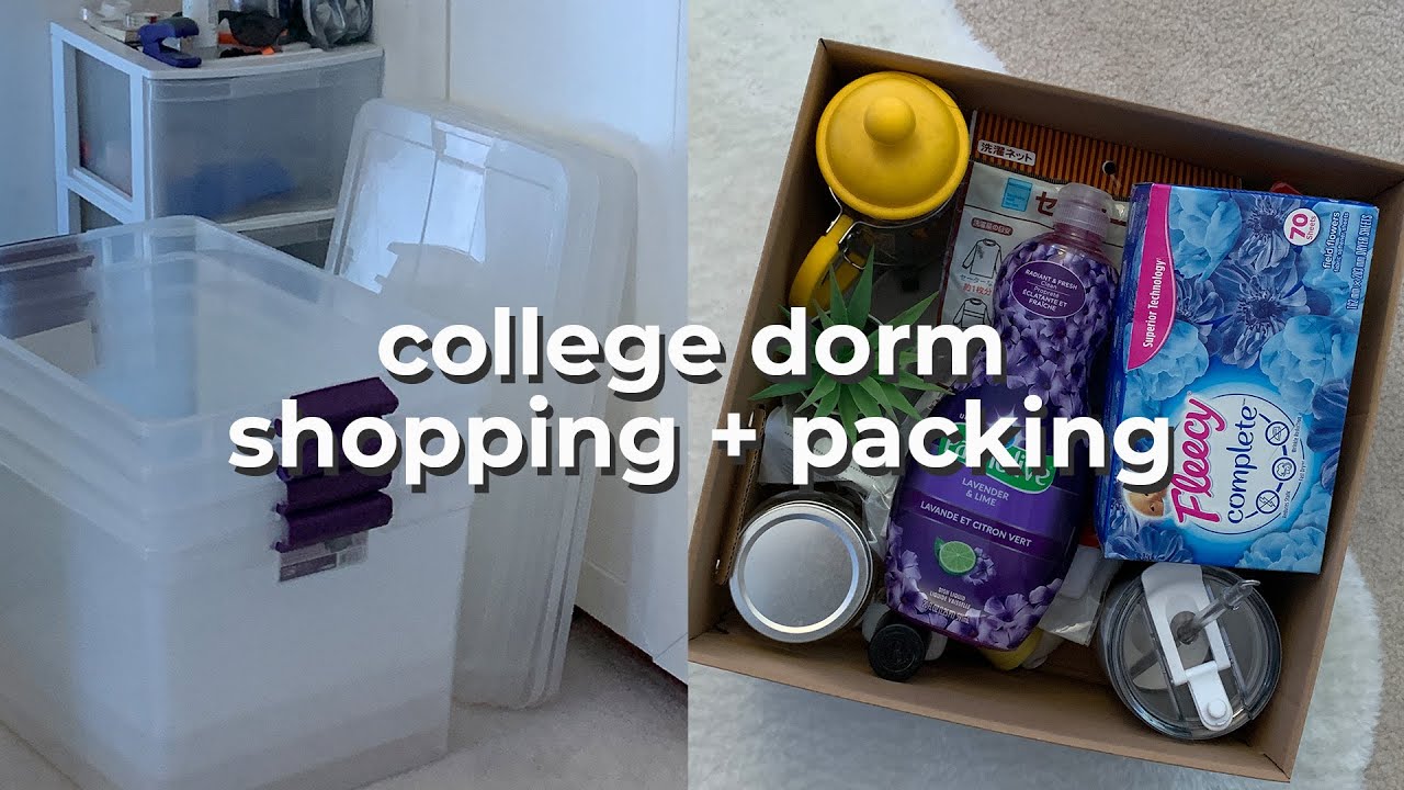 Shopping & Packing for College Dorm 2021