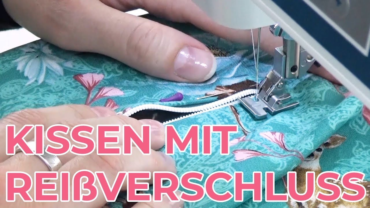 Wie du ganz einfach einen Kissenbezug mit Reißverschluss nähen kannst