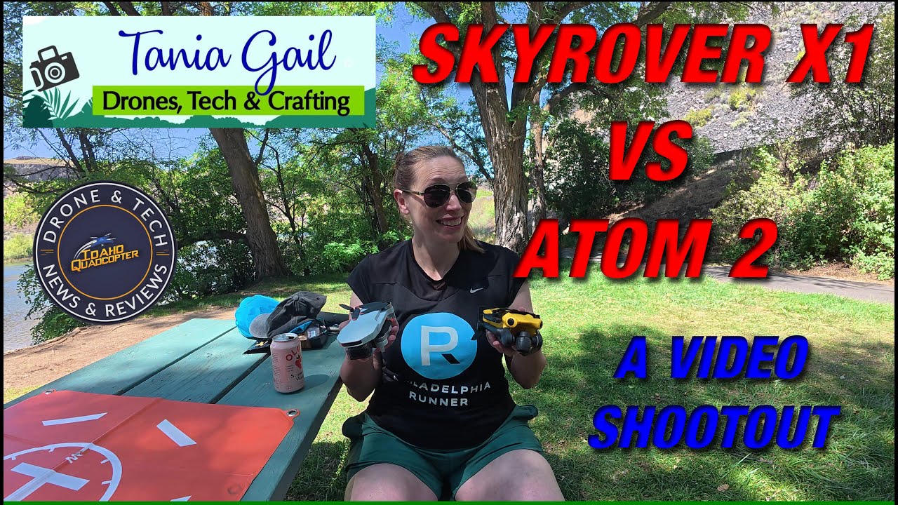Skyrover X1 vs Potensic Atom 2 - A Video Shootout on the Boise River!