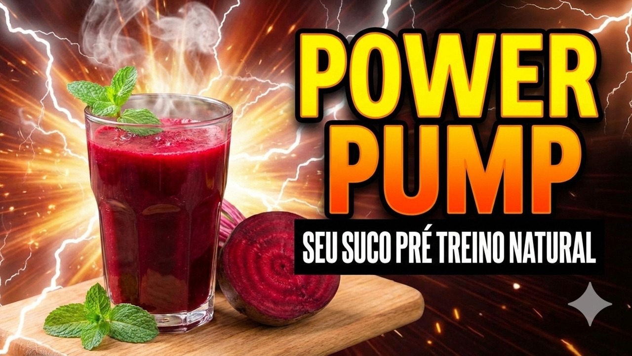 O MELHOR SUCO PRÉ TREINO SEM CAFEÍNA | CANAL BIKE CHEF