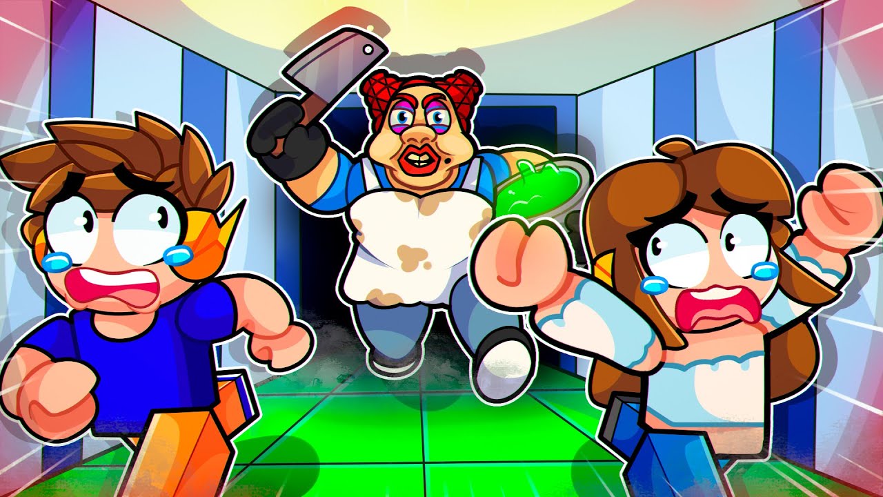 FUJA da LANCHONETE MALUCA no Roblox!