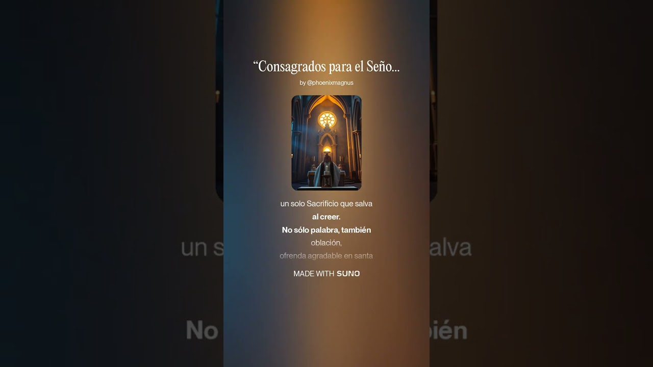 “Consagrados para el Señor”