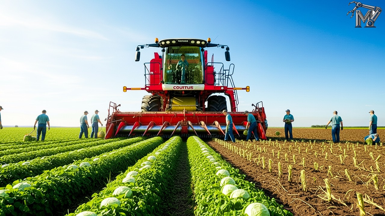 How American Farm Workers Harvest Millions Of Tons Of Vegetables Each Year | MechaProcess