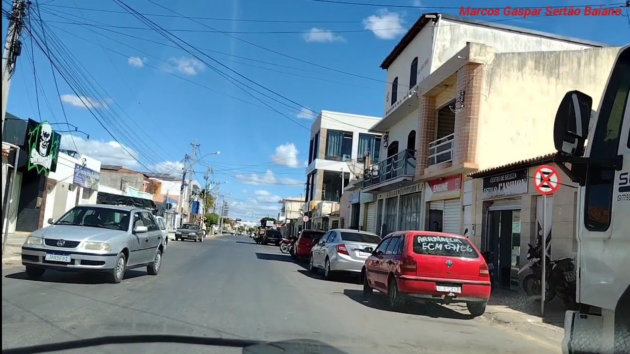 CHEGANDO NA CIDADE DE XIQUE XIQUE - BAHIA. Dando uma volta até o centro.