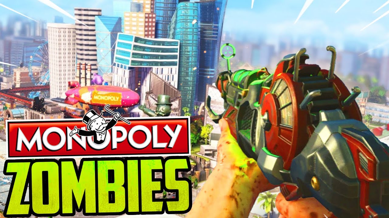 MONOPOLY | ZOMBIES ON A BOARD GAME!!! (Custom Zombies Black Ops 3)
