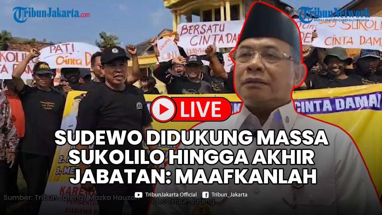 🔴LIVE: Warga Sukolilo Pati Tak Ingin Sudewo Lengser, Terungkap Alasan Mangkir Diperiksa KPK