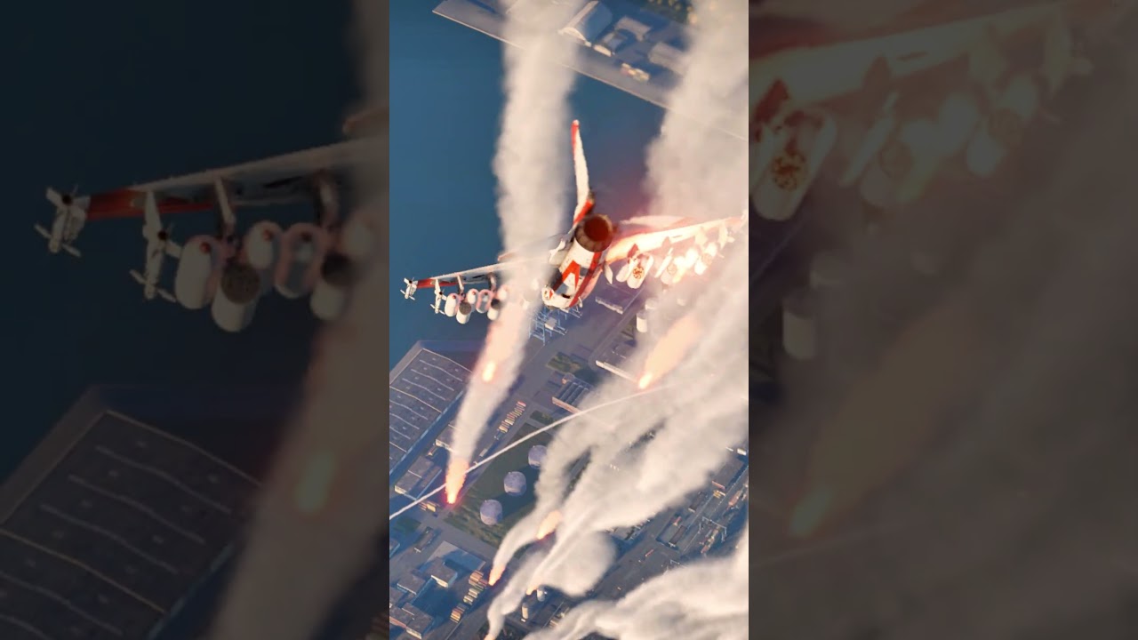 Skyhawk Unloads Everything! Massive Rocket Barrage From Above!