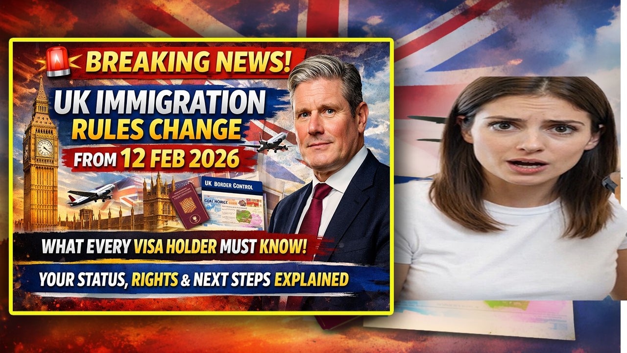 🚨 BREAKING NEWS | UK Immigration Rules Change From 12 Feb 2026 — What Every Visa Holder Must Know